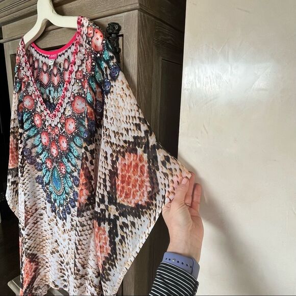 Ranee’s Designer Kaftan size XL NWOT swimwear coverup - Picture 15 of 15